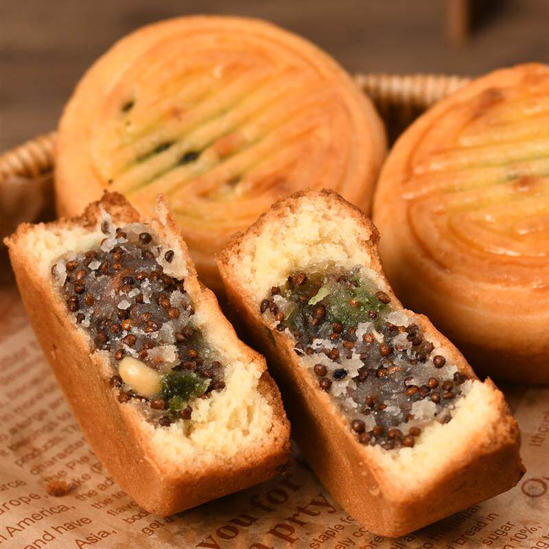 真-晋式蛋月烧月饼老式五