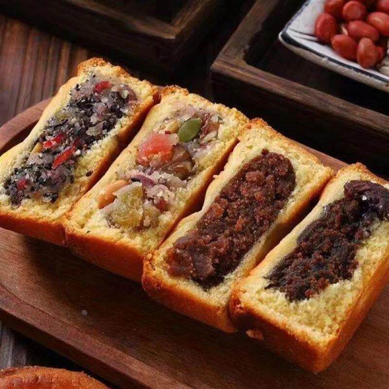 真-家庭装蛋月烧月饼晋式软皮正宗老式传统五仁糕点心中秋节礼