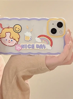 知泰适用14/15pro大波浪13卡通xax硅胶u678