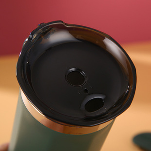 304不锈钢保温杯双层真空提绳咖啡杯户外运动水壶