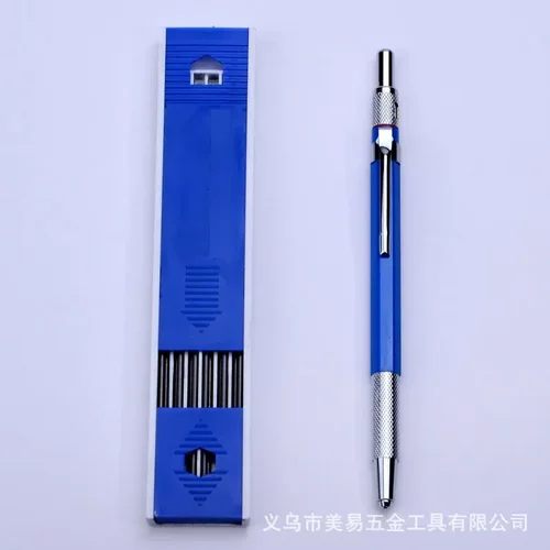 2mm木工划线笔石墨笔芯深孔木工用记号笔可调节标记工程活动铅笔