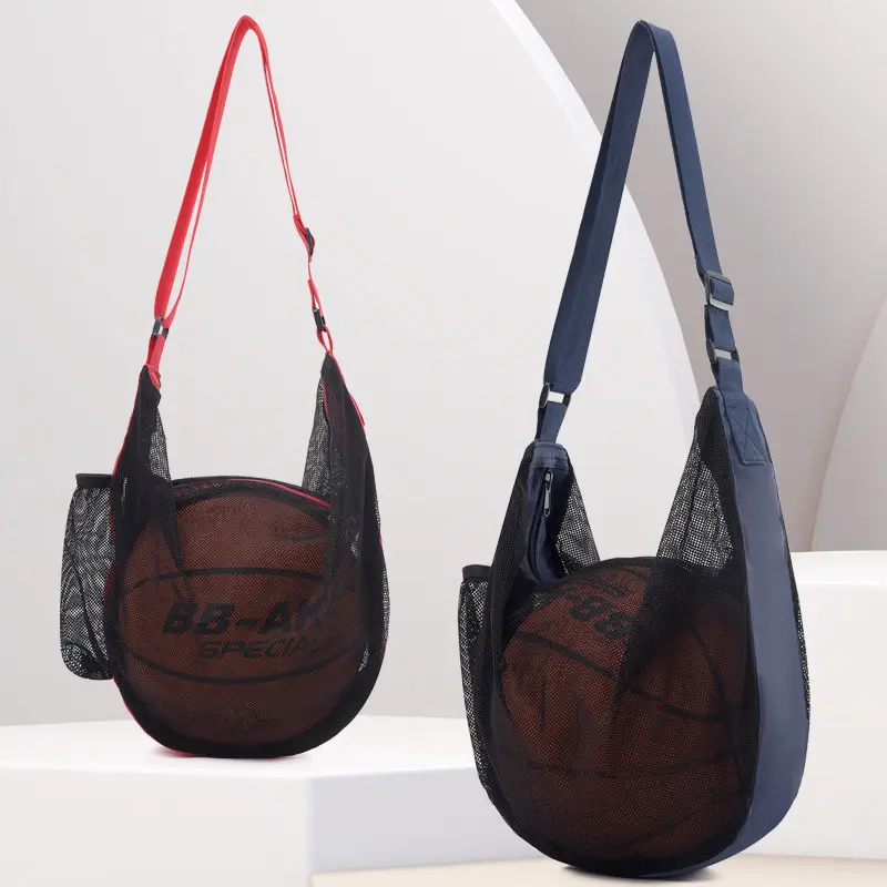 背包学生单肩训练球类收纳袋网袋排球篮球足球