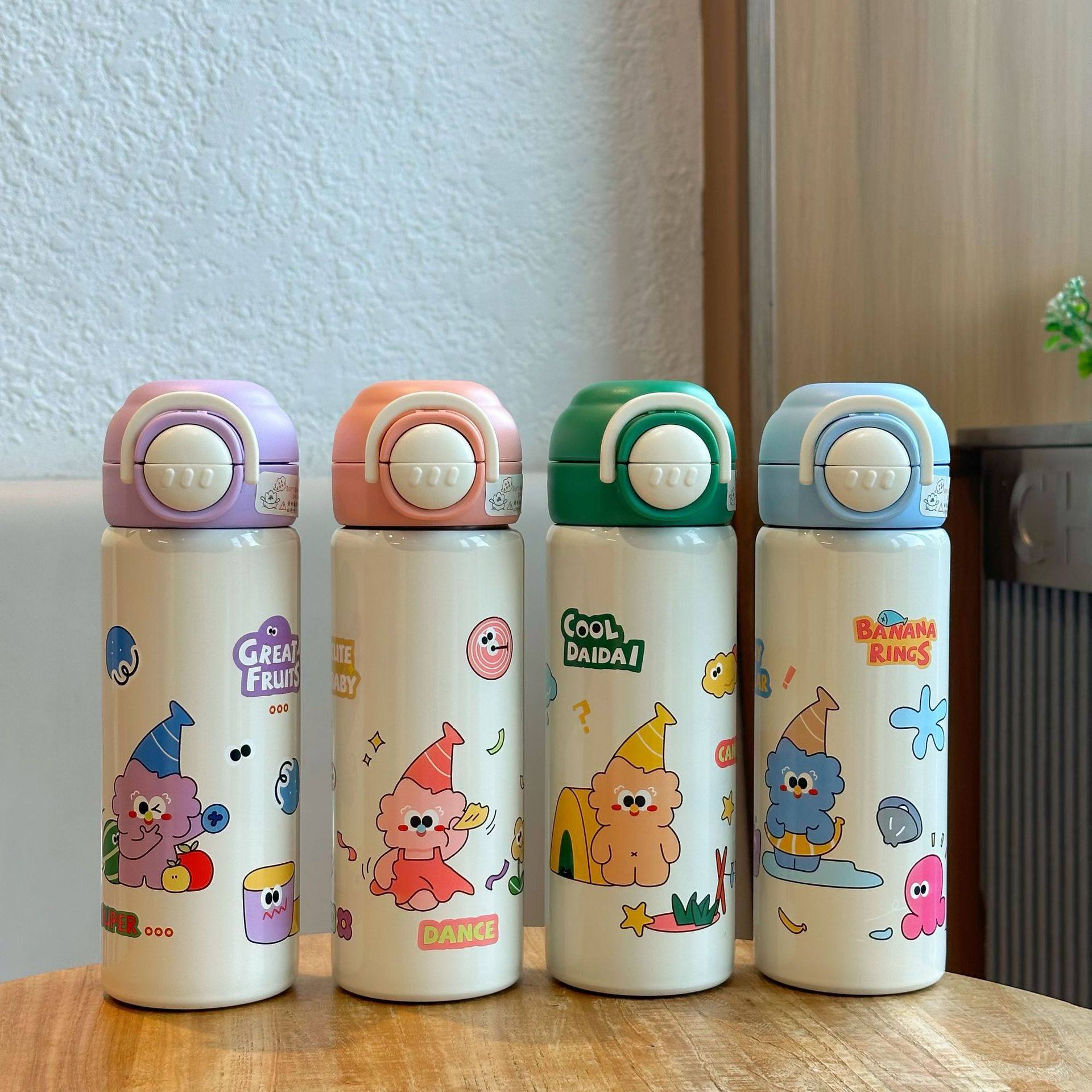 新款儿童316不锈钢双饮保温杯幼儿园可爱防摔水杯卡通礼品水杯子,婴童用品,婴童保温杯,淘宝优惠券,粉丝福利购,淘宝优惠卷