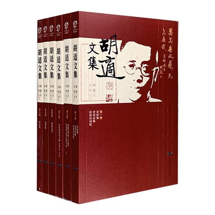 正版胡适文集(全6册)胡适北京燕山出版社