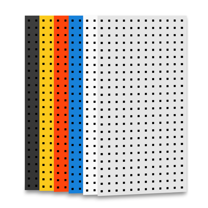 洞洞板展示架五金工具挂板挂钩厨房墙壁挂架方孔挂U板工具墙置物