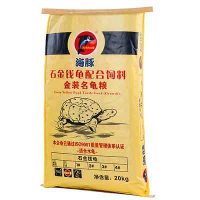 海豚龟粮40斤石金钱通用型龟饲料半水龟大包装乌龟种龟幼龟粮