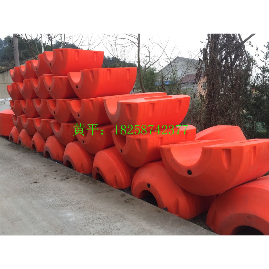 1200x1200mm孔径430挖沙船浮筒   PE抽泥浆管道浮筒