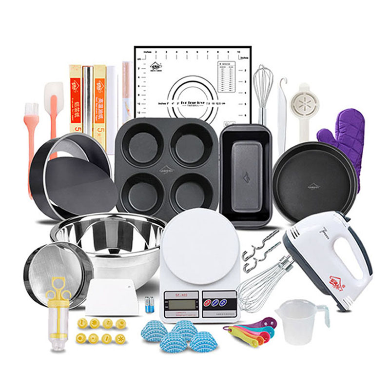 家庭烘焙工c具小烤箱套装做蛋糕用具材料制作家用厨房全套模具10l