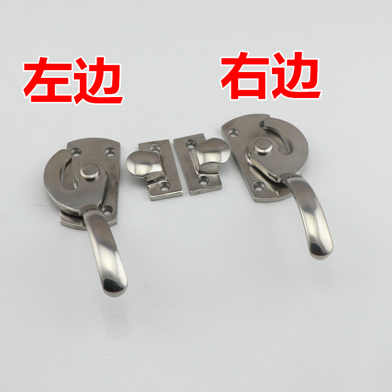 不锈钢精铸工业门把m手 密闭迫紧密封手柄密封箱隔音设备门扣把手