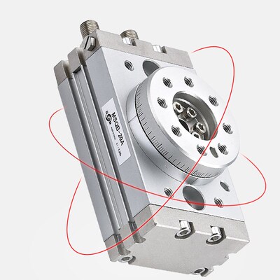 SXQD小型气动摆动旋转气缸MSQB-10A/20A/30A/50A/70AT/100A/200A