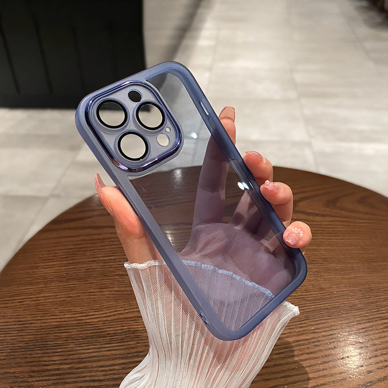 宇桐透蓝适用1+turbo6魅眼护镜一加ACE6至尊版手机壳一加ACE3Pro自带镜头膜一加ACE2Pro全包防摔15软保护套