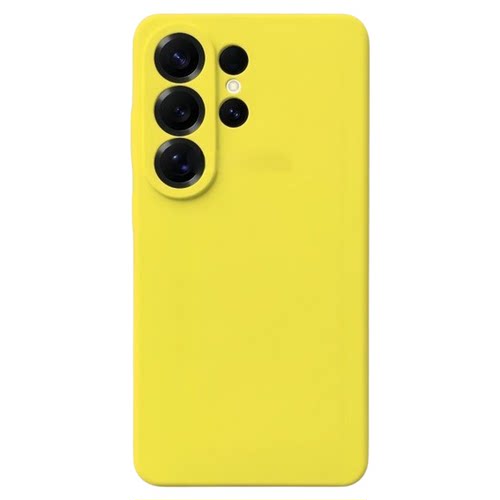 液态硅胶柠檬黄宇桐适用于三星S25ultra手机壳新款S24ultra全包S23ultra简约S26+防滑S25色ins风男女保护套