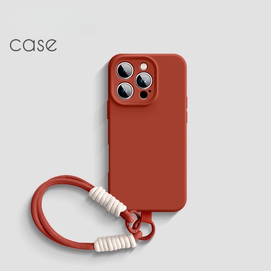 [巨软糯]适用苹果iPhone15promax手机壳新款iPhone16pro液态硅胶16plus简约15情侣14pro带挂绳13保护12套pm女