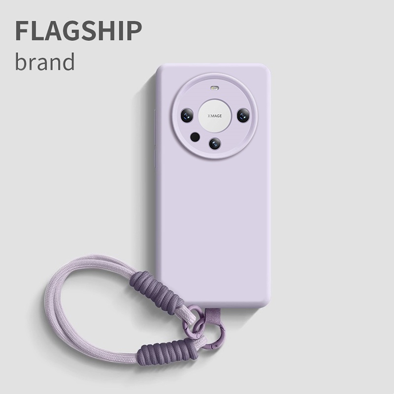 【进口液态】适用华为Mate60pro/mate70手机壳mete50新款mate40带挂绳硅胶保护套全包防摔mate30外壳高级感女