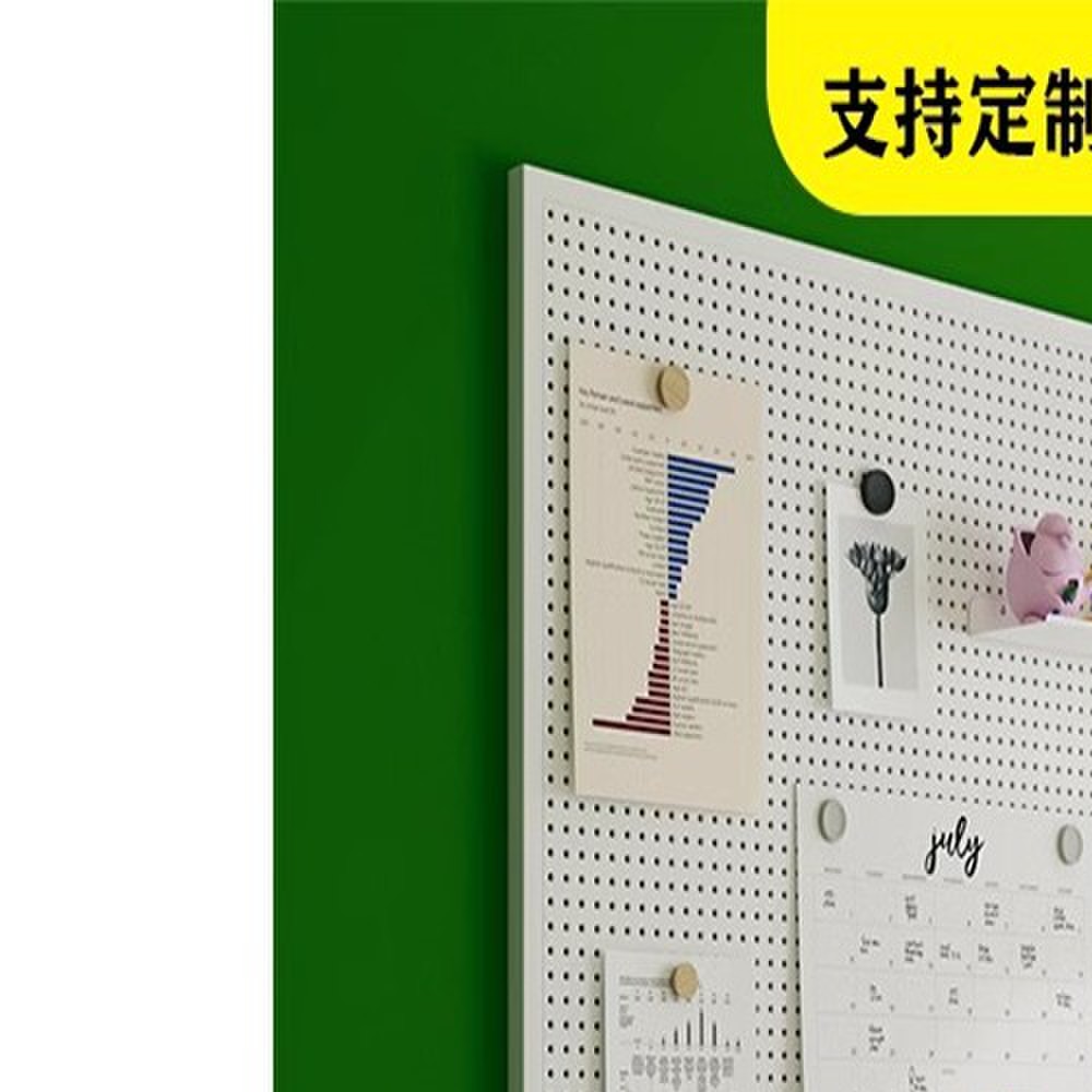 洞洞板置物架厨房墙上五金工具收纳不锈钢冲孔板货架侧面挂板