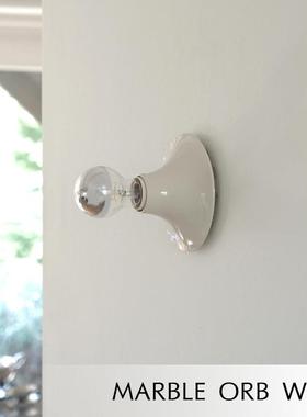 Teti 极简中古北欧设计师门头玄关灯客厅卧室书房入户玻璃小壁灯