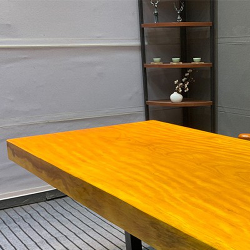 黄花梨大板桌实木原木整块现货老板办公会议餐桌茶台书桌1米8茶桌