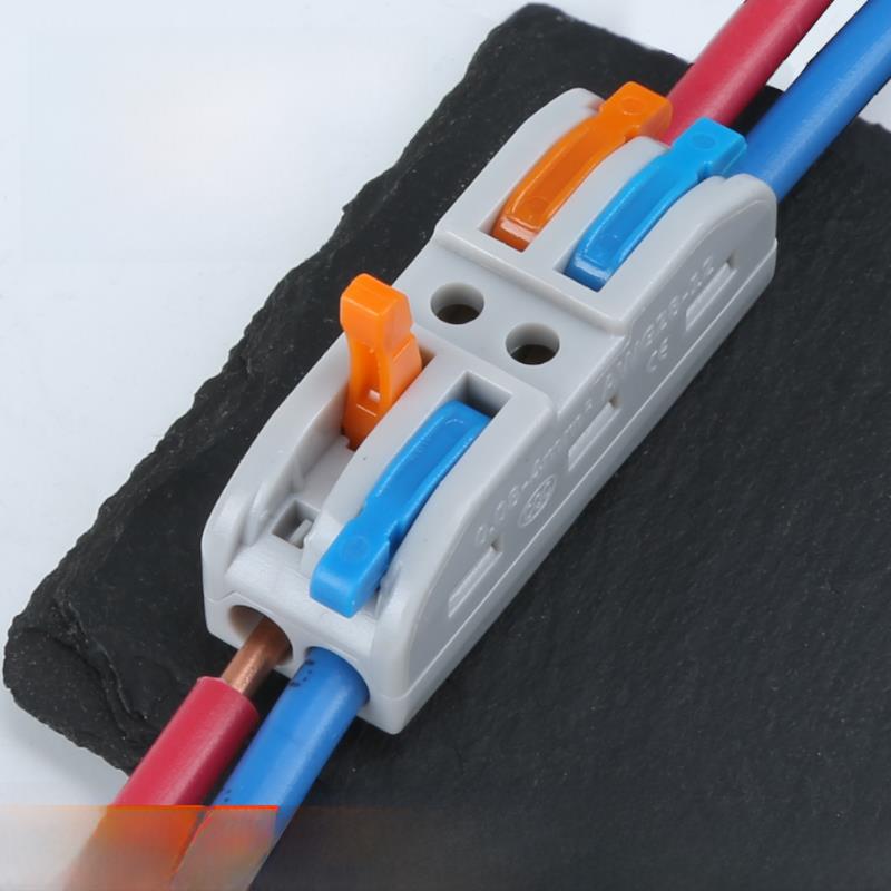 快速端子座连接器快速连接器手柄推式线连接器对接插件电源灯