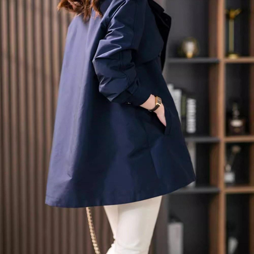 好货2026春秋新款高级感洋气中长款风衣女士大码时尚爆款上衣外套