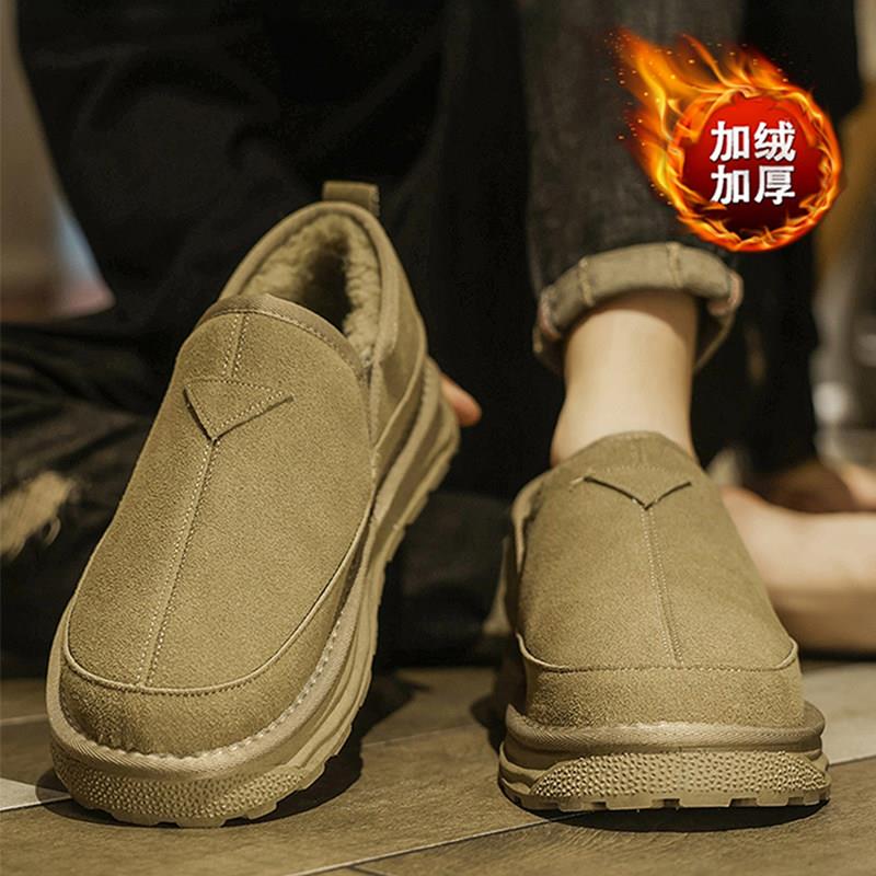 好货莆田男鞋秋冬款皮面防水高帮运动板鞋青少年冬季加绒保暖二棉