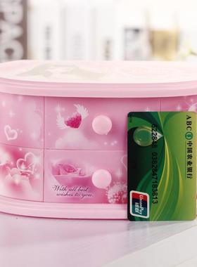 创意旋转女孩化妆台八音盒