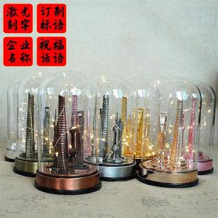 新品上海地标建筑模型东方明珠景区旅游纪念品金属工艺品家居摆件