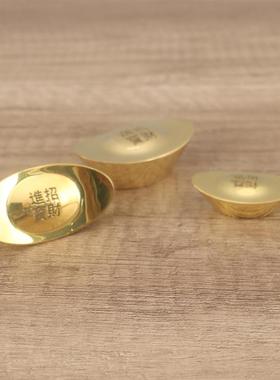 瑞祥礼品金元宝纯铜足锭实