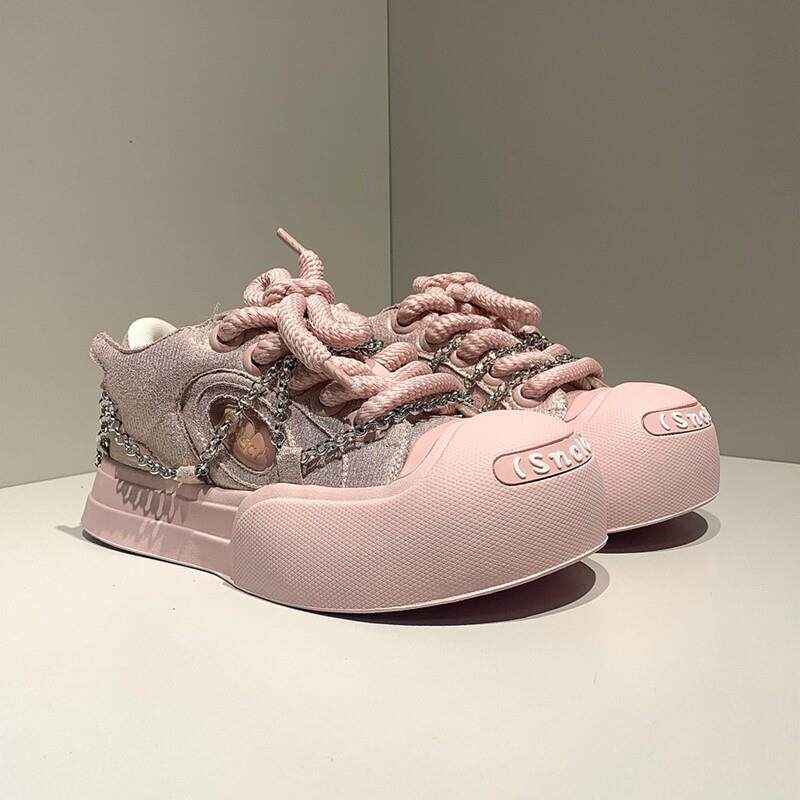 新品2026新款银色丑萌大头