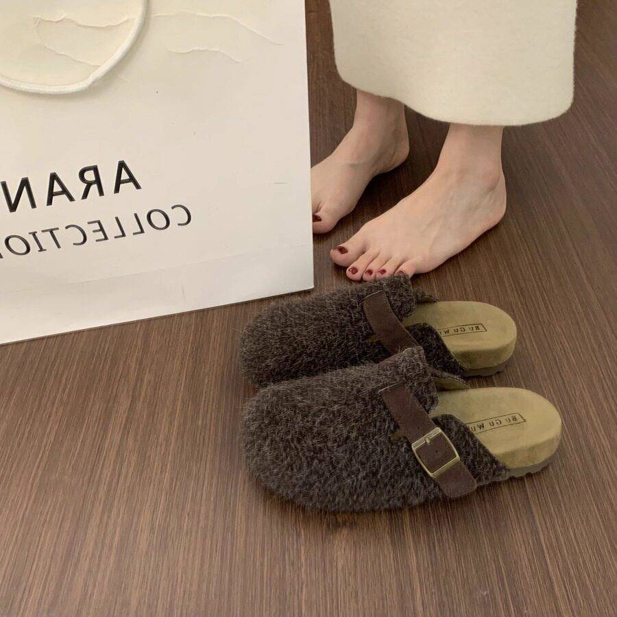 好货蝴蝶结一字扣红色高跟鞋女2026新款细跟水晶鞋秀禾婚纱两穿新