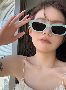 新品gm猫眼墨镜女方圆脸显