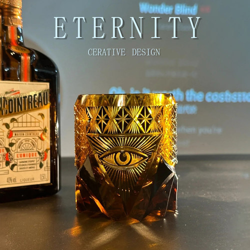 上帝之眼江户切子威士忌酒杯
