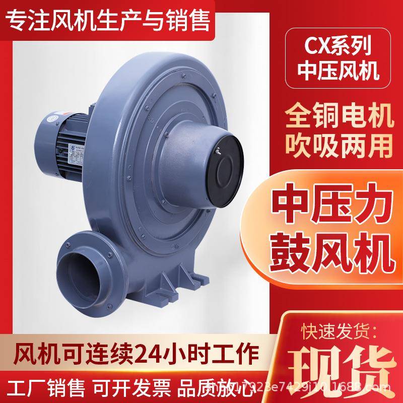 TB125-3隔热透浦式鼓风机堆肥生物发酵风机2.2KW耐高温中压风机