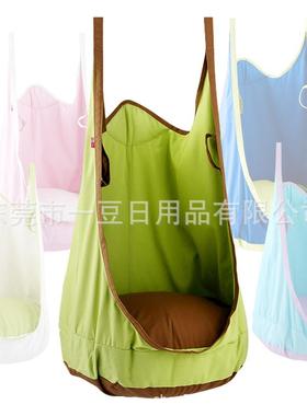 双带儿童布袋秋千swing欧美双吊游乐吊椅感统训练秋千吊床