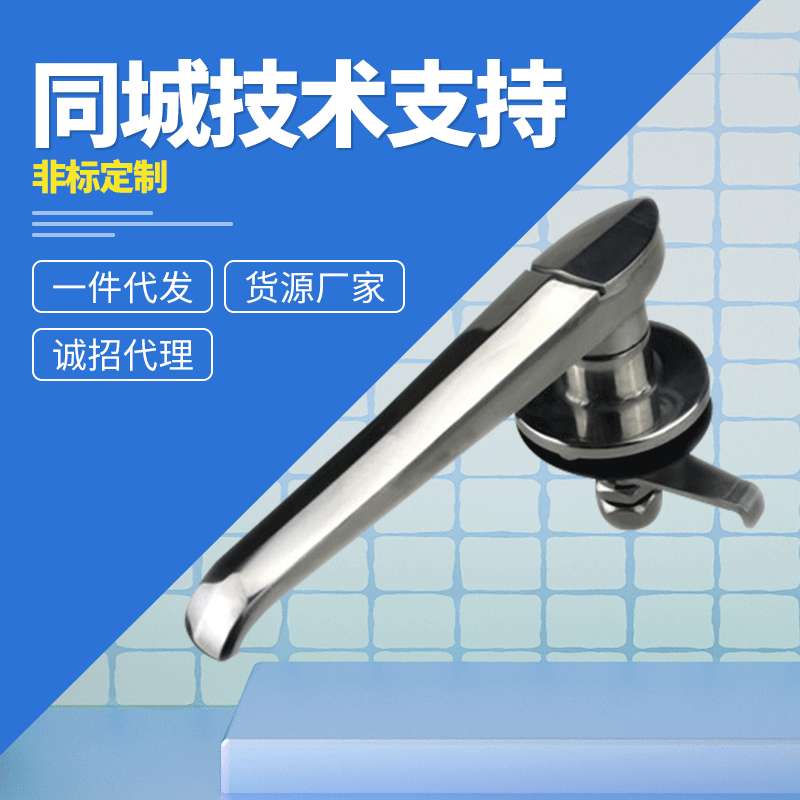 MS807-3B执手锁 304不锈钢工业柜锁配电箱锁具门锁