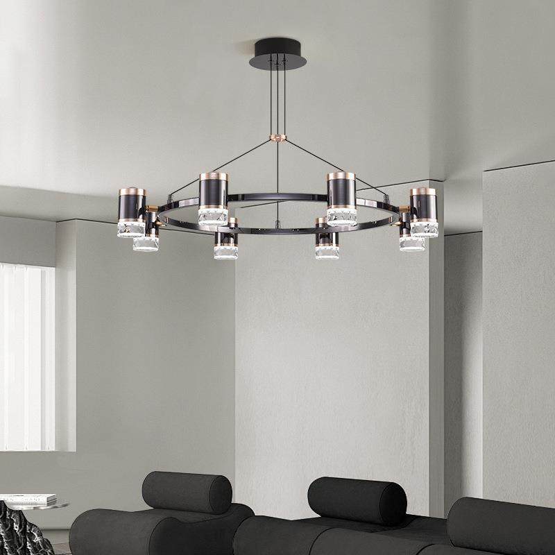 意式极简客厅吊灯现代简约创意卧室餐吊厅灯高端大气北欧灯具led