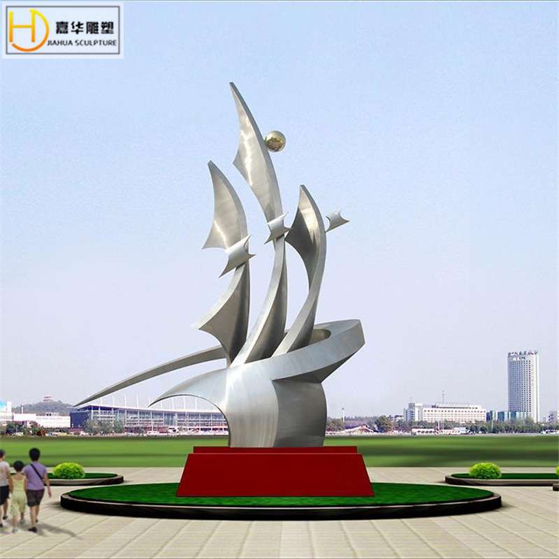 不锈钢雕塑园林景观售楼部小区广场城市金属抽象魔方雕塑模型制作