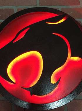 工厂 Thundercats霹雳猫LED夜灯发光壁灯家饰梦幻灯儿童房灯