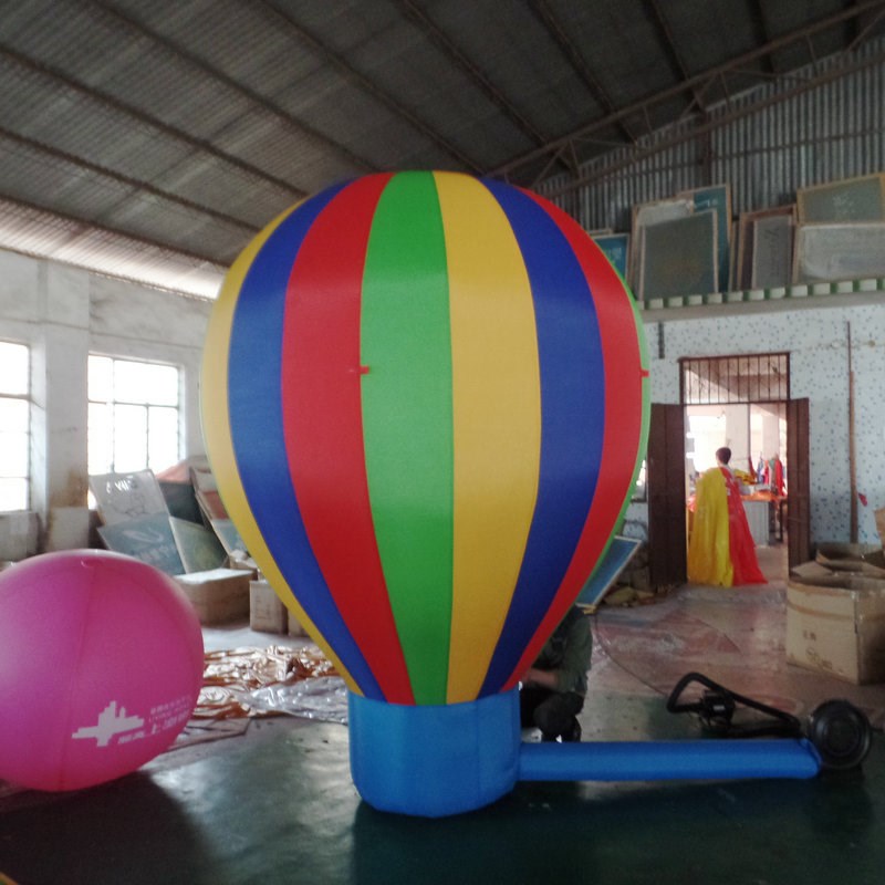 可定充气广告彩色落地球 大型热气球模型 商业活动展会广告气模