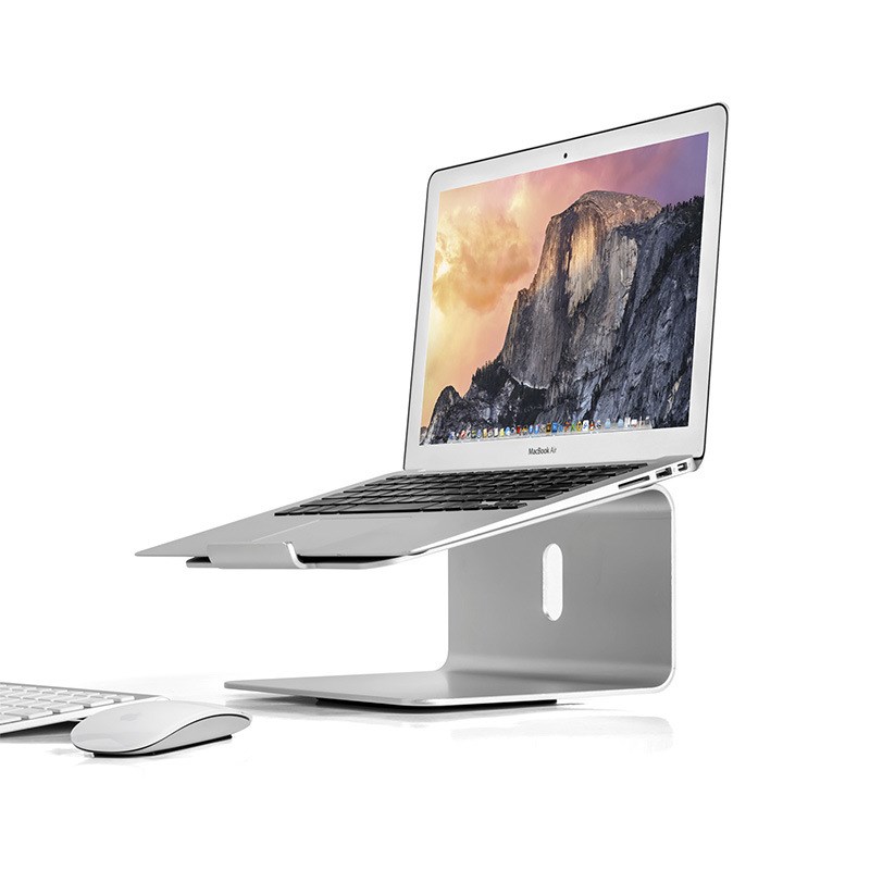 埃普 笔记本支架AP-2铝合金macbook办公室桌面旋转托架电脑支架