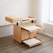 多功能画柜储藏柜抽屉型 油画工具车美术多功能存放可移动调色车