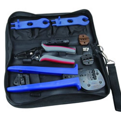 A-2546B太阳能压线工具包MC3供应 MC4光伏压接钳套装