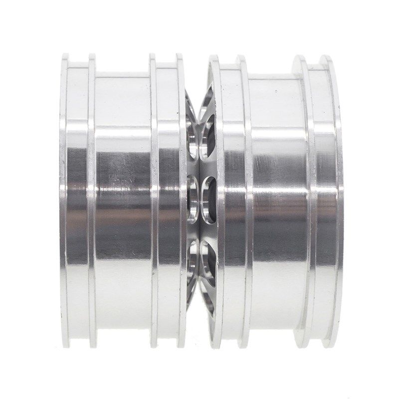 模型车1/14田宫Tamiya拖头 CNC金属轮毂 泥头前轮后轮 一对装