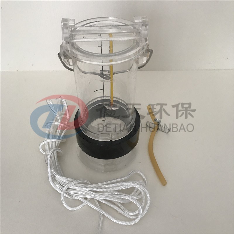 瓶装有机玻璃取样器深水采样器水质手动采样器污水取样桶厂家定做