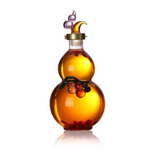 高硼硅工艺玻璃葫芦形酒瓶透明空酒瓶创意酒瓶玻璃泡酒瓶厂家
