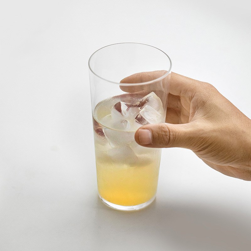 东洋佐佐木进口玻璃柠檬榨汁器手动家用透明玻璃杯套装