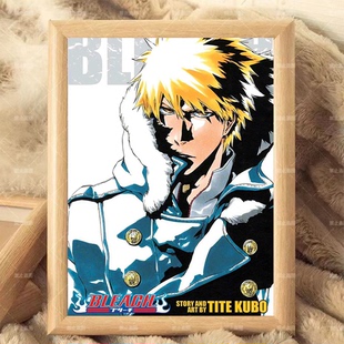 死神bleach动漫露琪亚黑崎一护相框摆台卧室桌面摆件送朋友礼物