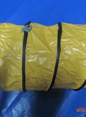 10寸风管 桔黄色风管 三防布管 伸缩管 耐磨风管(250mm)