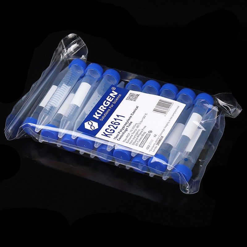 科进KG2611/2811 无酶无菌15/50ml锥形离心管PP25个/包KG2621