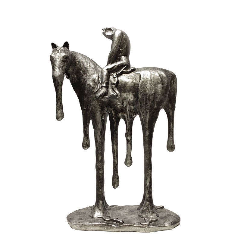 现代简约骑士摆件客厅酒柜装饰品摆设创意士兵模型玄关桌面工艺品