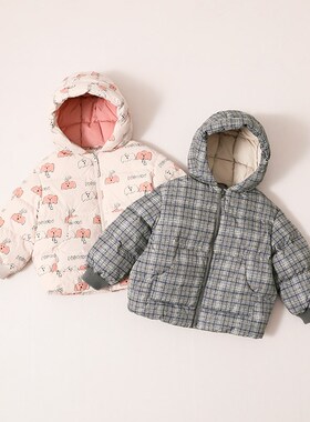 男宝宝羽绒服中长款冬季新儿童羽绒服小童装90绒加厚外套22911